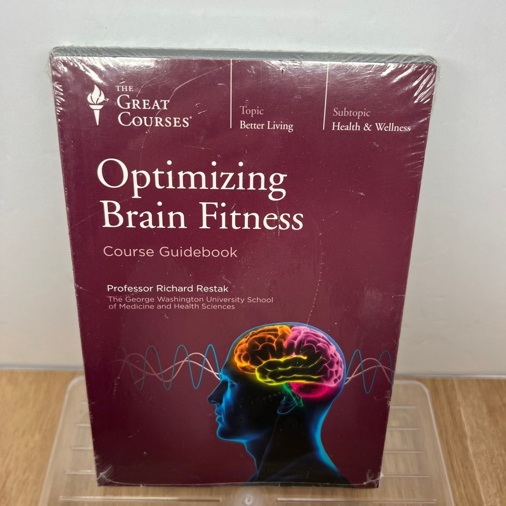 The Great Courses Optimizing Brain Fitness DVD Guidebook Richard Restak Health
